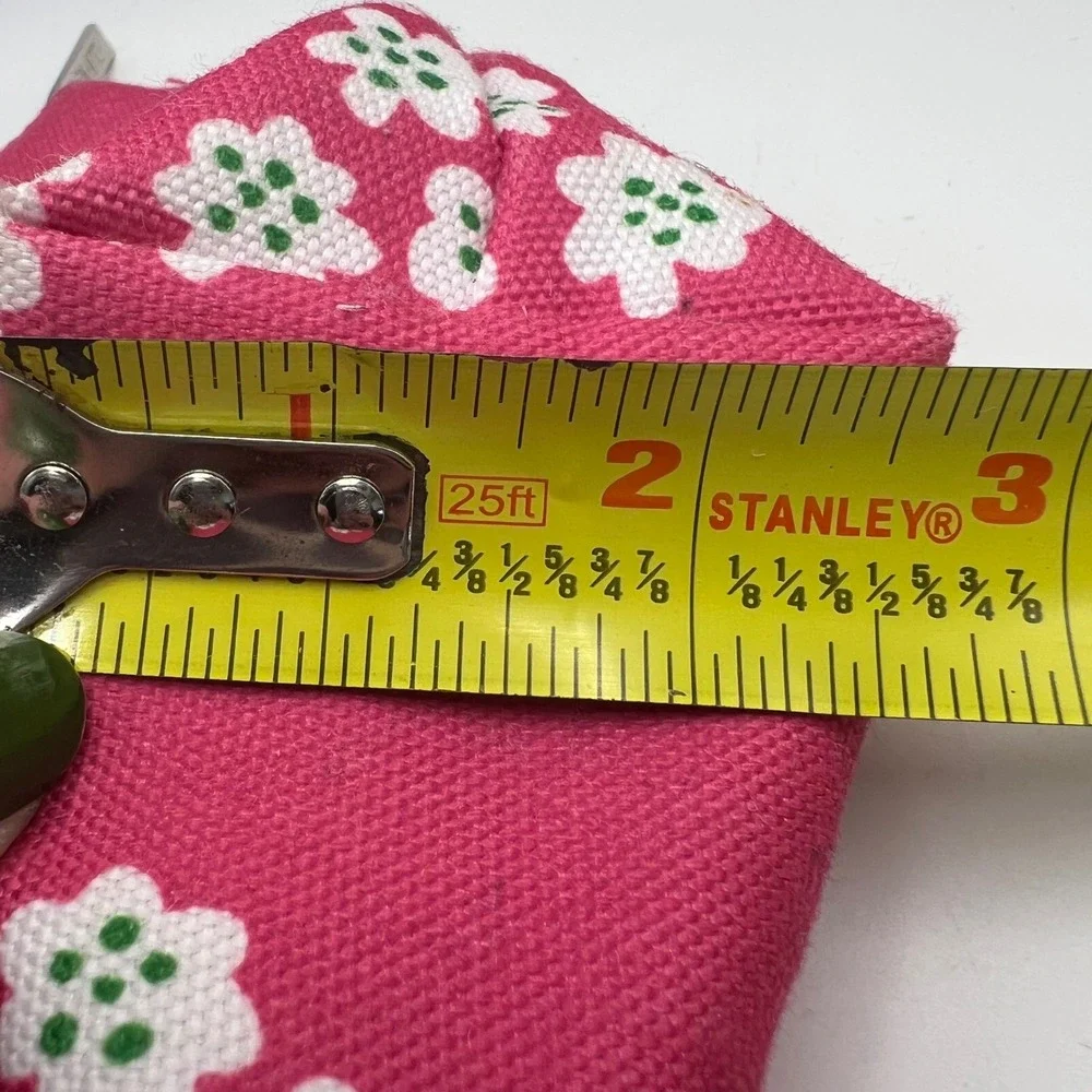 Marimekko for Clinique Floral Cosmetic Bag Pink White Green Retro Iconic